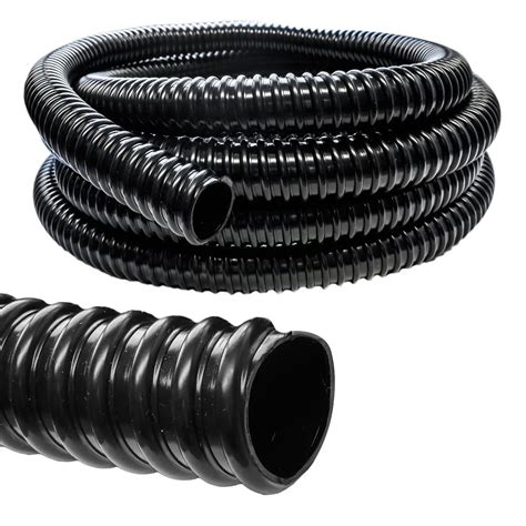 black flexible water hose